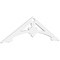 Ekena Millwork Pitch Sellek Architectural Grade PVC Gable Pediment, 48"W x 14"H x 1"P (7/12) GPP048X014X100SLK - alternate 1